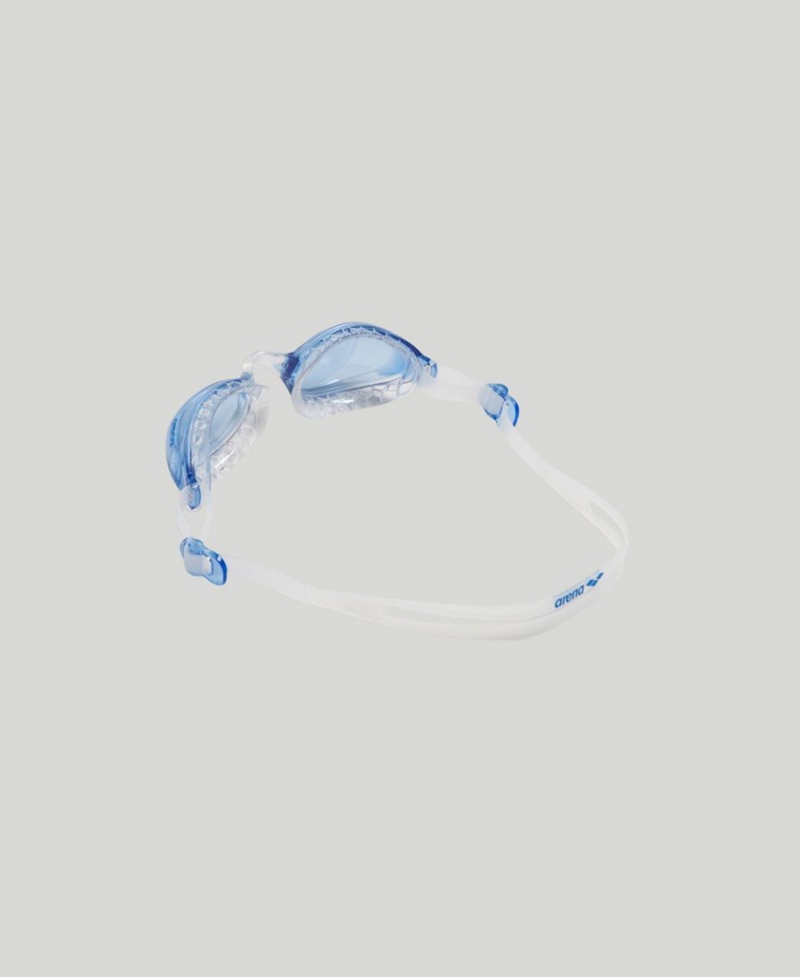 Lunette Natation Arena Air-Soft Bleu Blanche | GKR-44834732