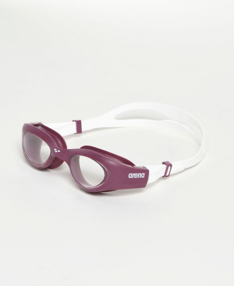 Lunette Natation Arena The One Women Bordeaux Blanche | SJH-14514245