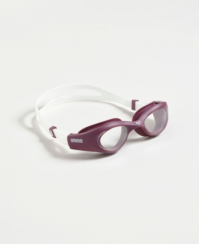 Lunette Natation Arena The One Women Bordeaux Blanche | SJH-14514245