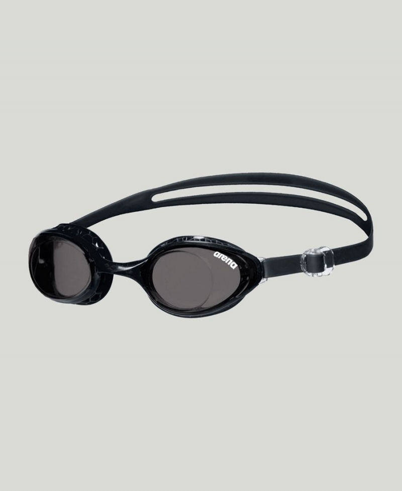 Lunette Natation Arena Air-Soft Grise Noir | XIA-62245780