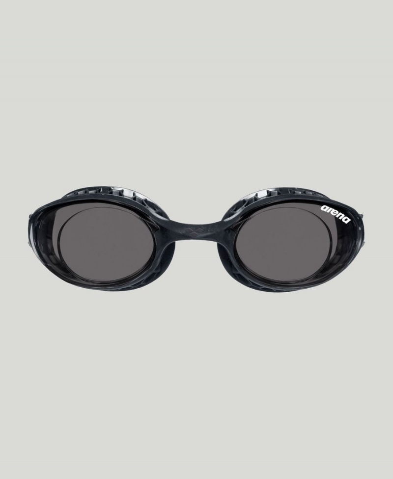 Lunette Natation Arena Air-Soft Grise Noir | XIA-62245780