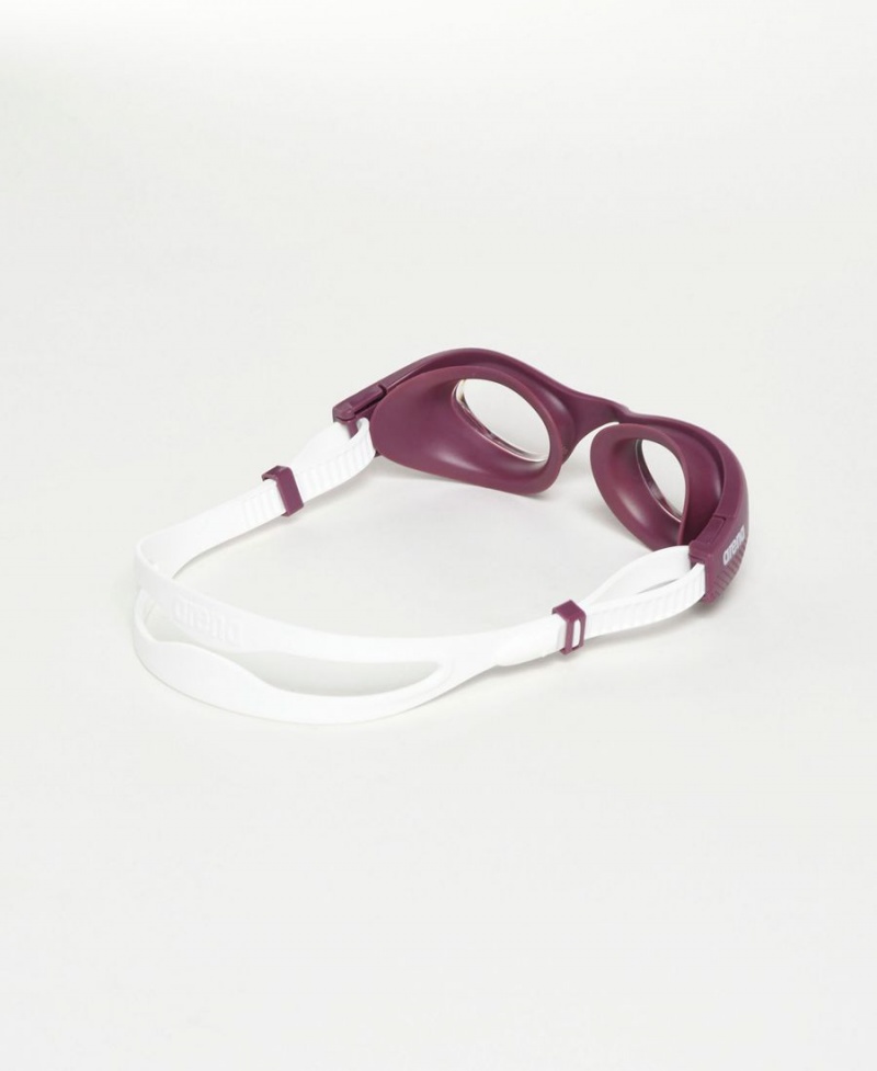 Lunette Natation Arena The One Women Bordeaux Blanche | SJH-14514245