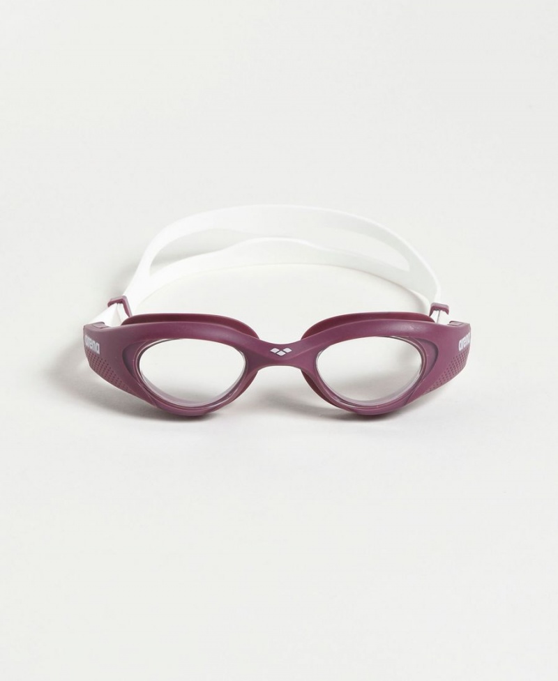 Lunette Natation Arena The One Women Bordeaux Blanche | SJH-14514245