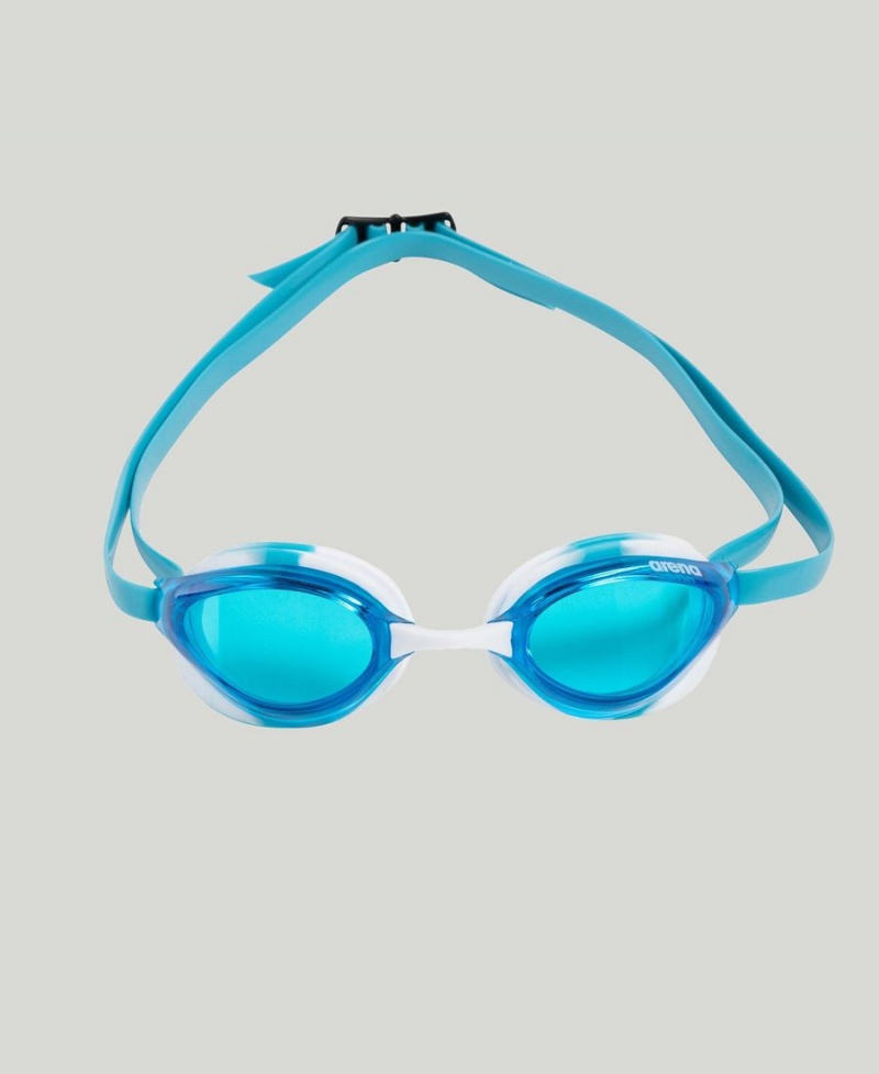 Lunette Natation Arena Python Bleu Blanche | TKL-42242668