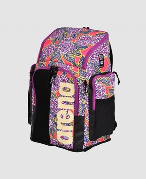 Sac a Dos Arena Spiky III 45 Allover Print Noir Violette Multicolore | OZP-03542139