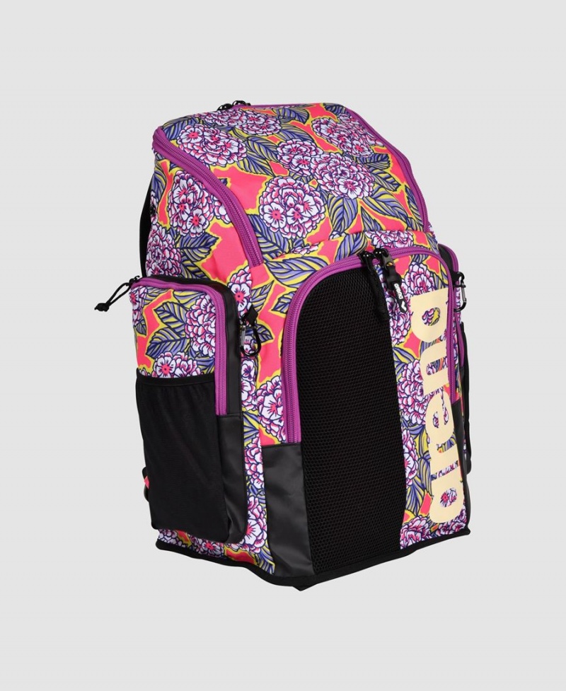 Sac a Dos Arena Spiky III 45 Allover Print Noir Violette Multicolore | OZP-03542139