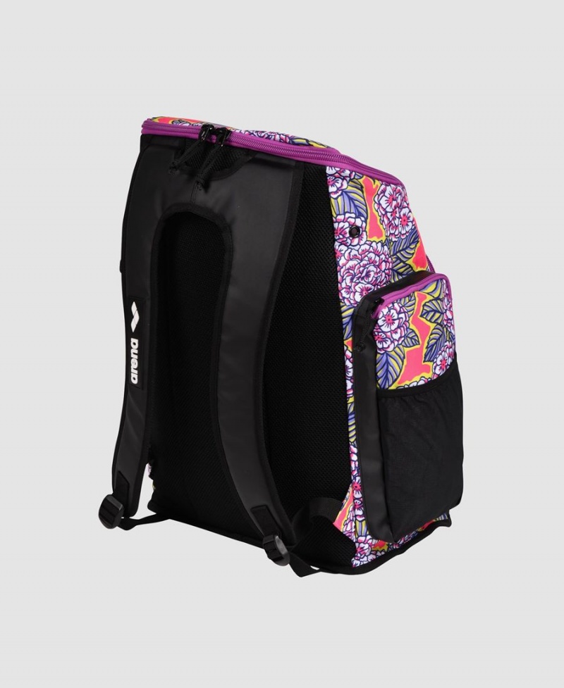 Sac a Dos Arena Spiky III 45 Allover Print Noir Violette Multicolore | OZP-03542139