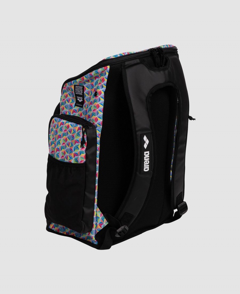 Sac a Dos Arena Spiky III 45 Allover Print Noir Bleu Multicolore | RQR-53933025