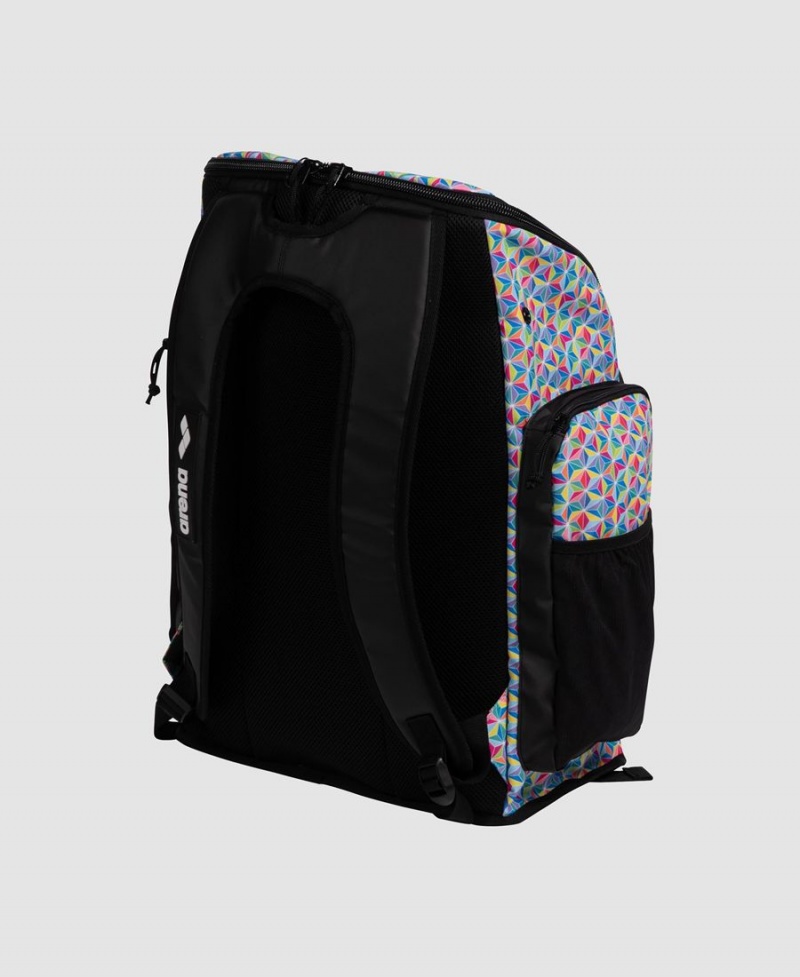 Sac a Dos Arena Spiky III 45 Allover Print Noir Bleu Multicolore | RQR-53933025