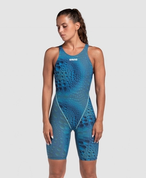 Combinaison Natation Arena Powerskin ST Next Limited Edition Open Back Bleu Multicolore Femme | XPV-28294654