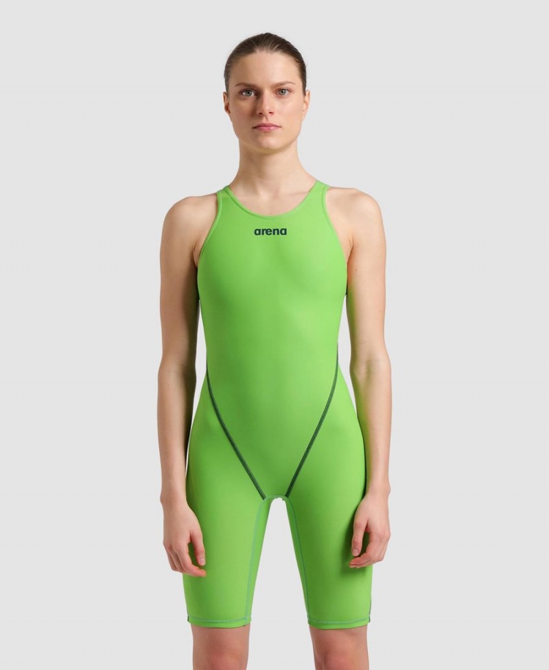 Combinaison Natation Arena Powerskin ST Next Limited Edition Open Back Vert Femme | KWY-40884953