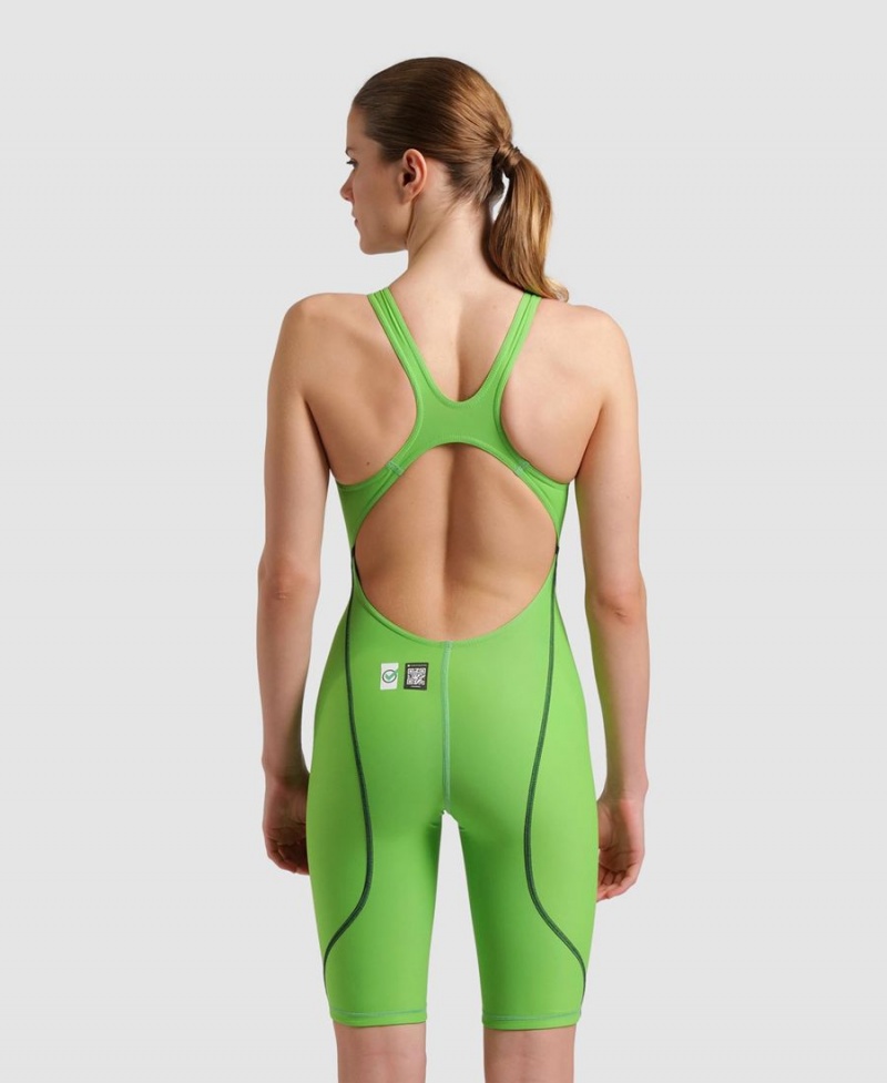 Combinaison Natation Arena Powerskin ST Next Limited Edition Open Back Vert Femme | KWY-40884953