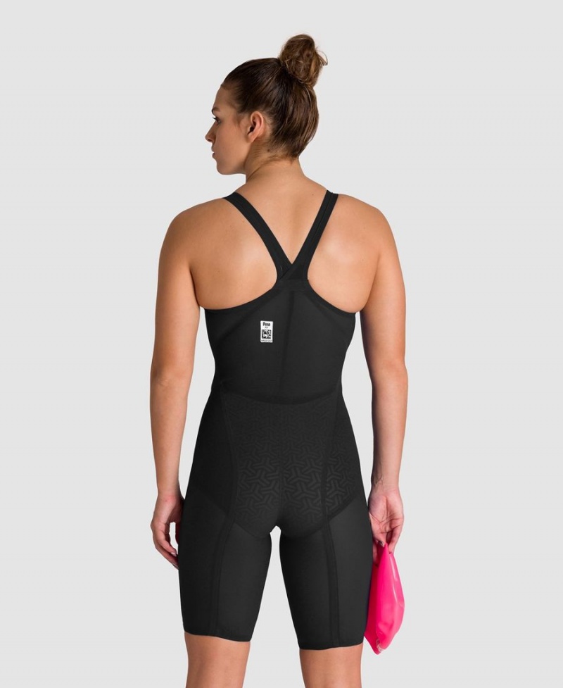 Combinaison Natation Arena Powerskin Carbon Glide Closed Back Noir Doré Femme | OXT-81581200