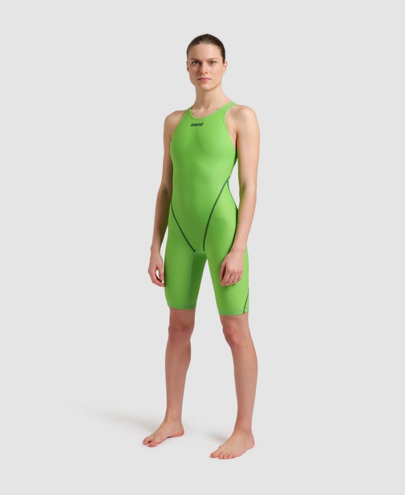 Combinaison Natation Arena Powerskin ST Next Limited Edition Open Back Vert Femme | KWY-40884953