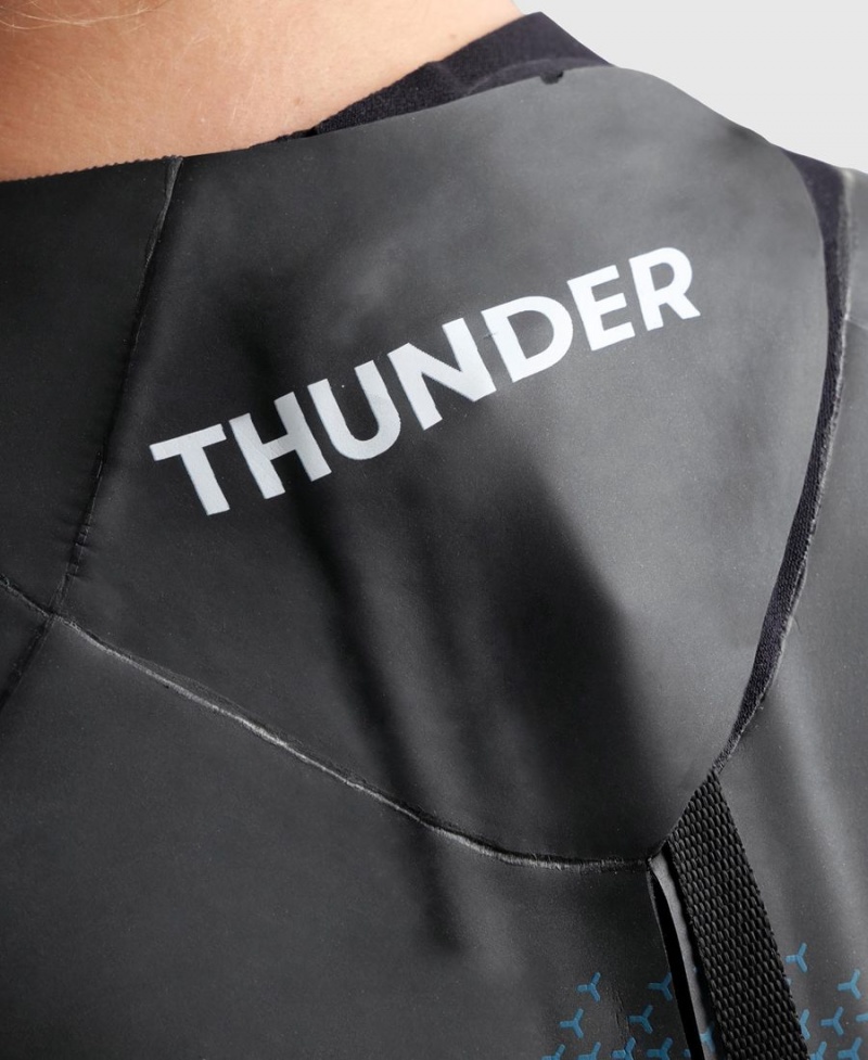 Combinaison Natation Arena Thunder Noir Bleu Femme | WVG-25582989