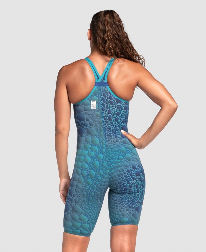 Combinaison Natation Arena Powerskin Carbon Air2 Limited Edition Closed Back Bleu Multicolore Femme | BAM-02530137