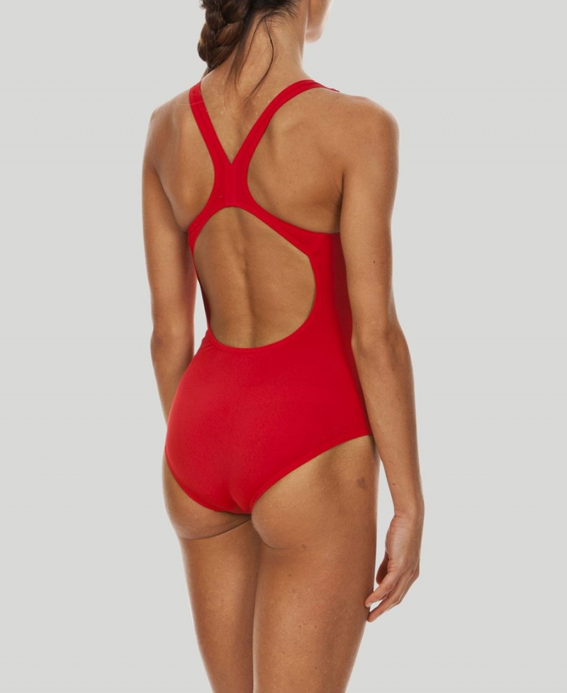 Maillot de Bain Arena Madison Swim Pro Back Rouge Femme | GQA-84944618