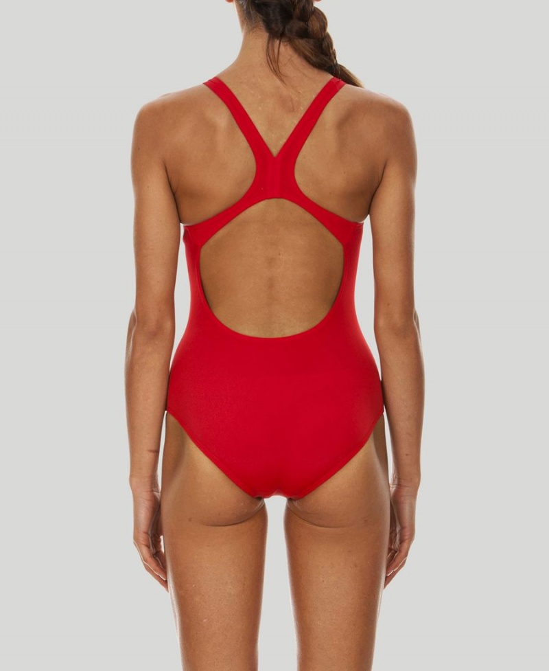 Maillot de Bain Arena Madison Swim Pro Back Rouge Femme | GQA-84944618