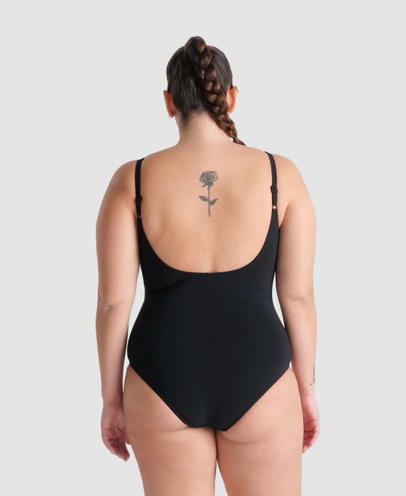 Maillot de Bain Arena Emma U Back Plus Noir Multicolore Femme | EMM-76494339