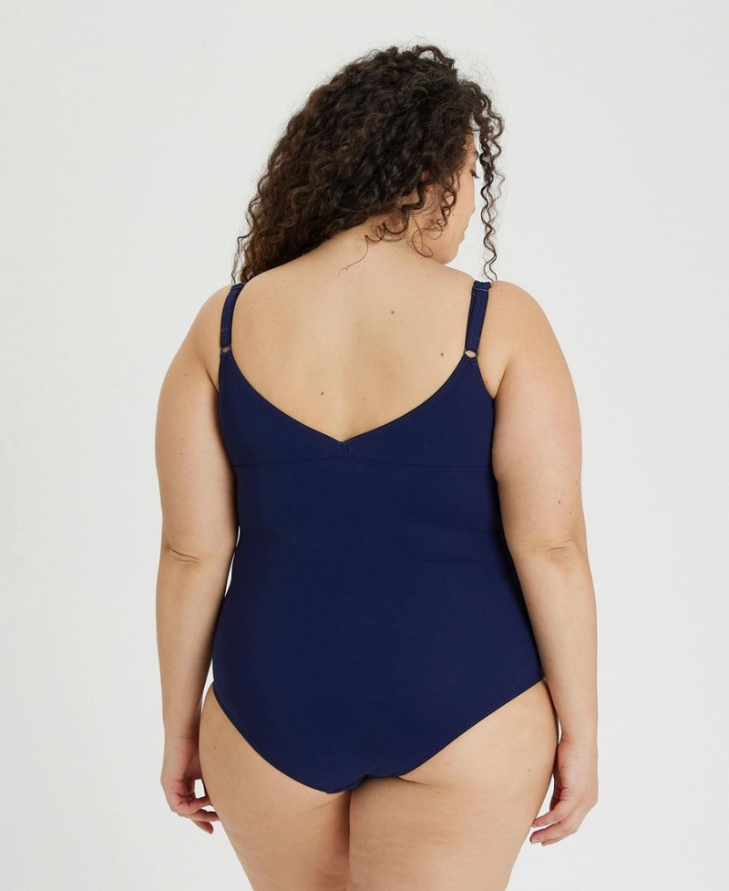 Maillot de Bain Arena BodyLift Jewel Plus Bleu Marine Femme | HFR-24977427