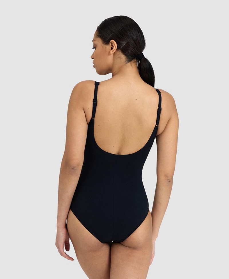 Maillot de Bain Arena BodyLift Maura U Back Noir Femme | JUO-00375382