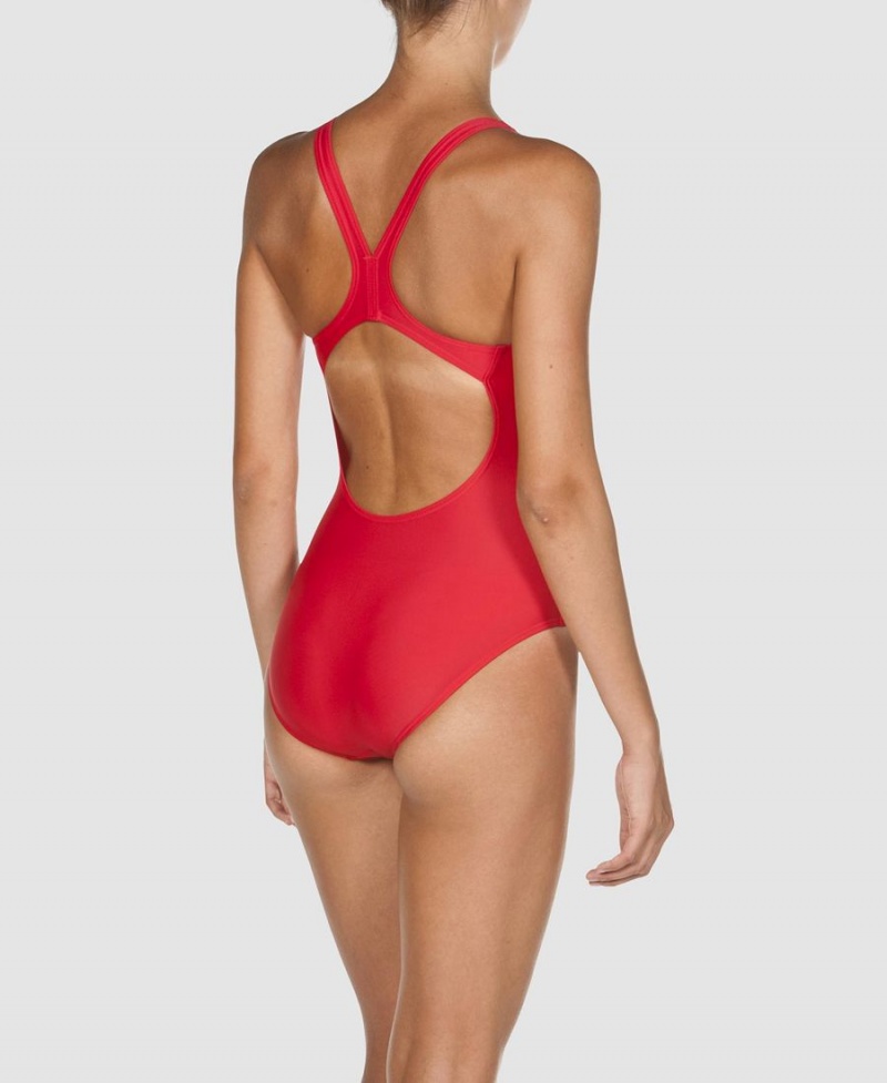 Maillot de Bain Arena Dynamo Swim Pro Back Rouge Femme | AZI-89980737