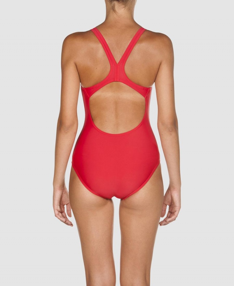 Maillot de Bain Arena Dynamo Swim Pro Back Rouge Femme | AZI-89980737