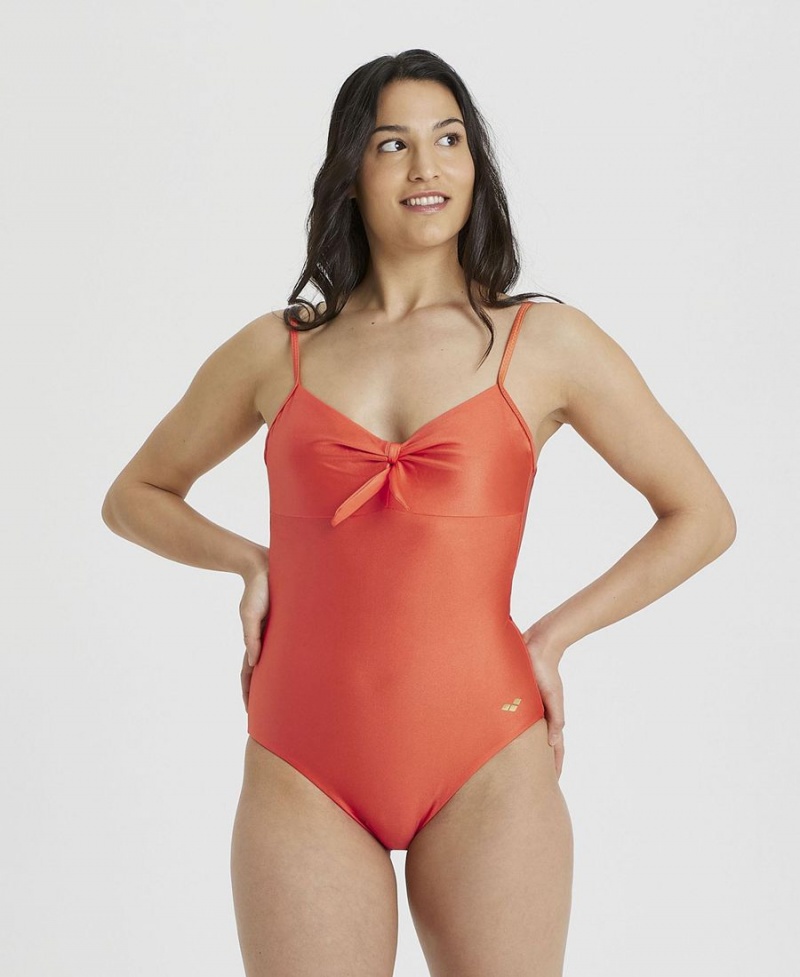 Maillot de Bain Arena Solid U Back Rouge Femme | DLR-03047597