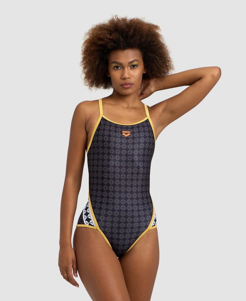 Maillot de Bain Arena 50th Superfly Back Noir Multicolore Femme | KWE-87903937