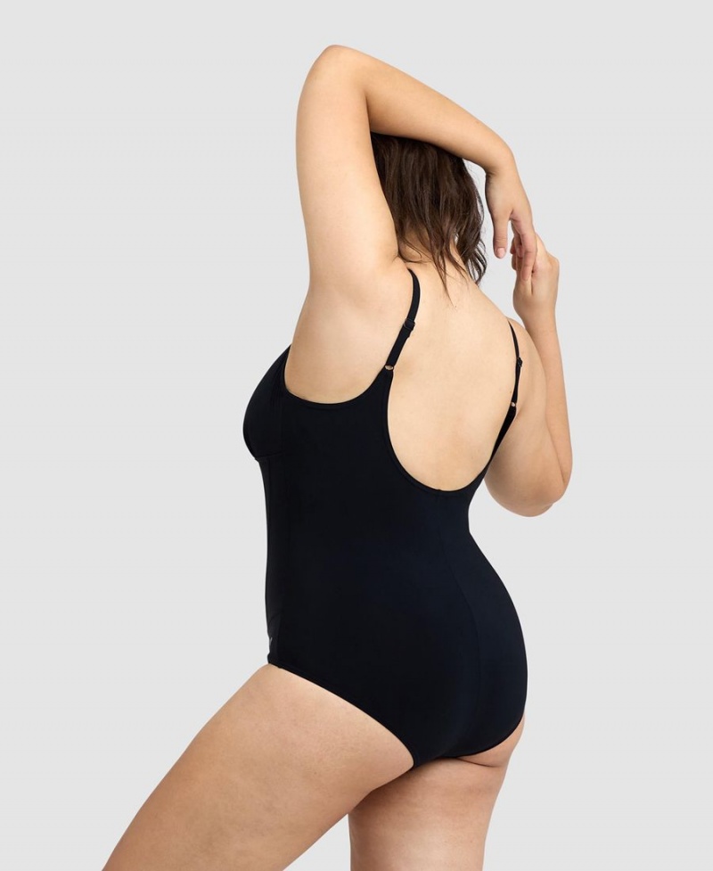 Maillot de Bain Arena BodyLift Maura U Back Plus Noir Femme | ACR-79171079